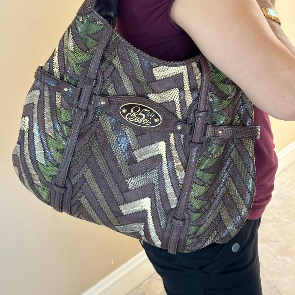 Gucci python hobo bag - Picture 10 of 11